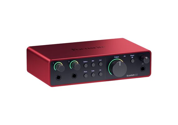 FOCUSRITE Interface de 2 Canais Scarlett 2i2 4th Generation