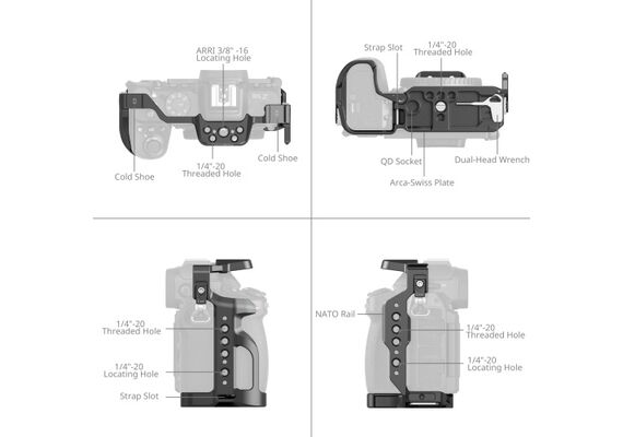 SMALLRIG 4980 Cage para Nikon Z50 II