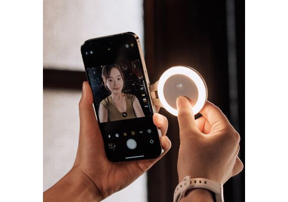 PGYTECH Iluminador MagGlow para Smartphone - Cinza