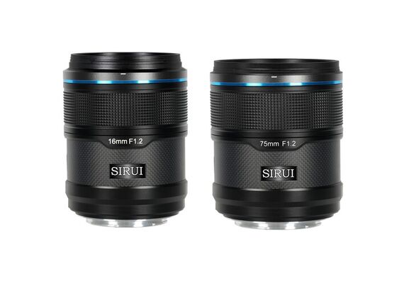 SIRUI Kit Sniper Series 16mm, 75mm f/1.2 Sony E - Preto
