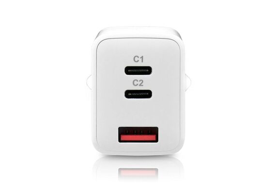 EVERACTIVE Carregador USB-A + Duplo USB-C PD 65W
