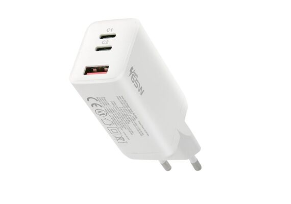 EVERACTIVE Carregador USB-A + Duplo USB-C PD 65W