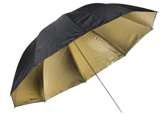 QUADRALITE Sombrinha Refletora Dourada - 150cm
