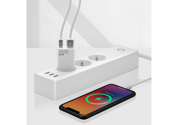 EVERACTIVE SC-380Q Adaptador AC/DC C/duas saídas USB-C 30W