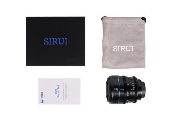 SIRUI Nightwalker 35mm T1.2 S35 Canon RF - Preto