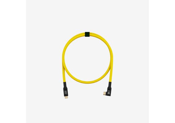 COBRA UNION Cabo USB-C 90º 40G 8K 60Hz 50cm - Yellow