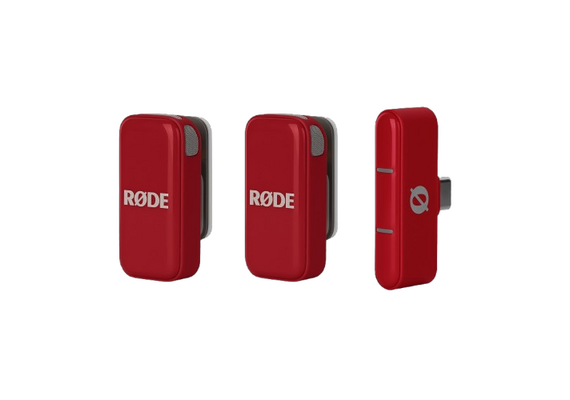 RODE Microfone Lapela Wireless Micro USB-C Vermelho