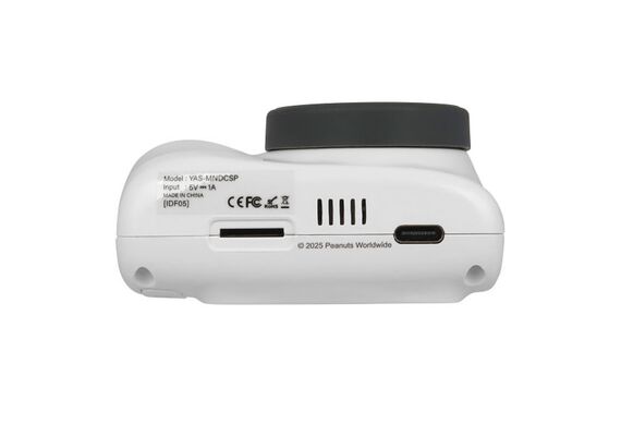 YASHICA Mini Camera Digital Peanuts - Preto e Branco