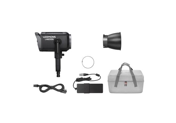 GODOX Iluminador LED LA600Bi Bicolor - Kit Preto​