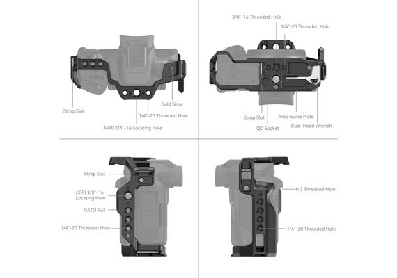 SMALLRIG 4214 Cage para Canon EOS R50