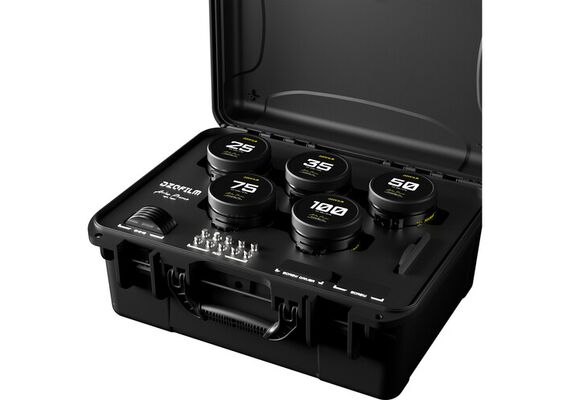 DZO FILM Kit Arles Prime 25mm, 35mm, 50mm, 75mm, 100mm T1.4 PL-Mount