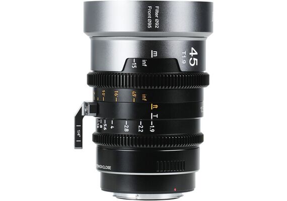 SIRUI IronStar 45mm T1.9 Anamórfica 1.5x PL-Mount / Canon EF - Neutral Flare