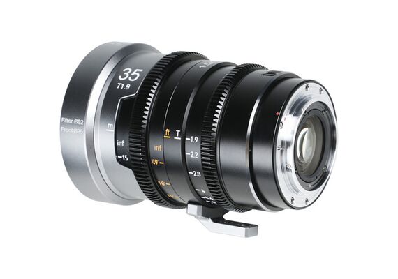 SIRUI IronStar 35mm T1.9 Anamórfica 1.5x PL-Mount / Canon EF - Blue Flare