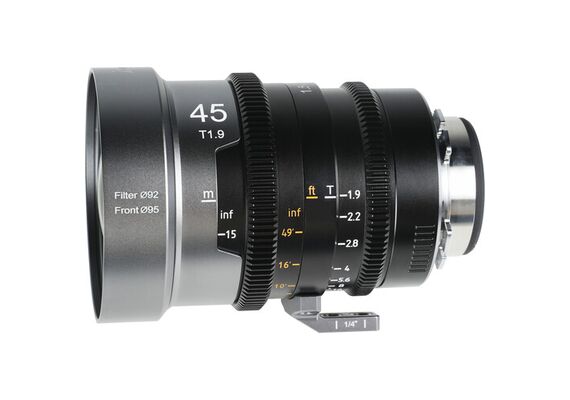 SIRUI IronStar 45mm T1.9 Anamórfica 1.5x PL-Mount / Canon EF - Blue Flare