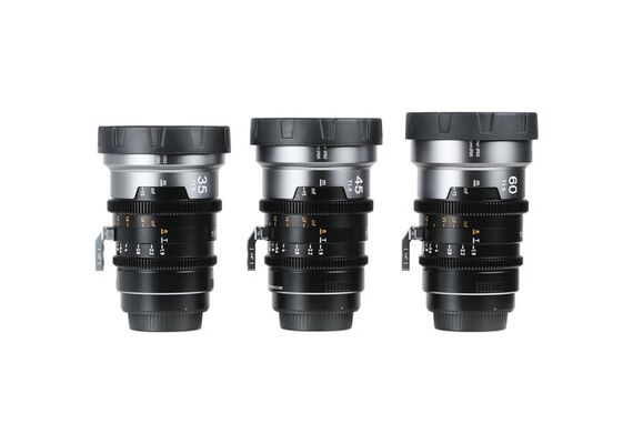 SIRUI Kit IronStar 35mm, 45mm, 60mm T1.9 Anamórficas 1.5x PL-Mount / Canon EF - Blue Flare
