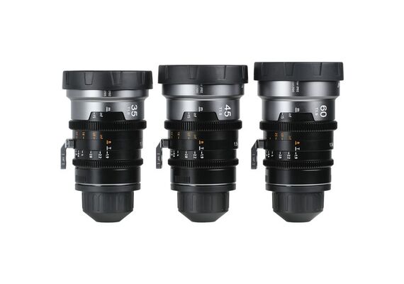 SIRUI Kit IronStar 35mm, 45mm, 60mm T1.9 Anamórficas 1.5x PL-Mount / Canon EF - Neutral Flare