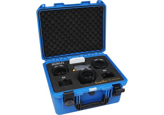 SIRUI Kit IronStar 35mm, 45mm, 60mm T1.9 Anamórficas 1.5x PL-Mount / Canon EF - Blue Flare