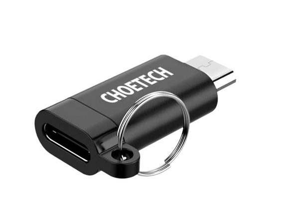 CHOETECH Adaptador Micro USB Macho - USB-C Fêmea