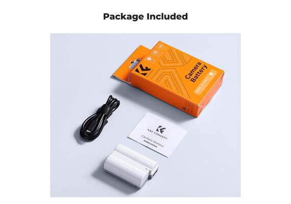 K&F CONCEPT Bateria com Carregamento USB-C EN-EL15C 2600mAh