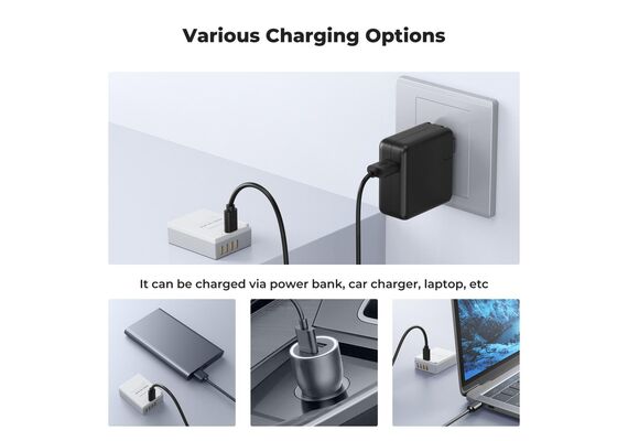 K&F CONCEPT Bateria com Carregamento USB-C NP-W126S 1050mAh
