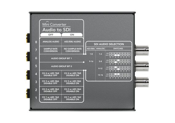 BLACKMAGIC Mini Converter Audio to SDI