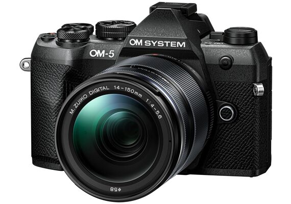 OM SYSTEM OM-5 Mark II  + 14-150mm f/4-5.6 II - Preto
