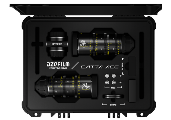 DZOFilm Kit Catta Ace FF 35-80mm + 70-135mm T2.9 FF PL-Mount / Canon EF