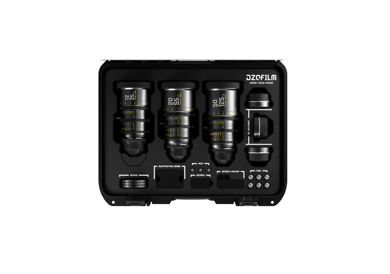 DZO FILM Kit Pictor 12-25mm + 20-55mm + 50-125mm T2.8 PL-Mount / Canon EF