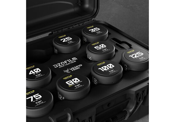 DZO FILM Kit 9 Objetivas Vespid Prime T2.8 PL-Mount / Canon EF