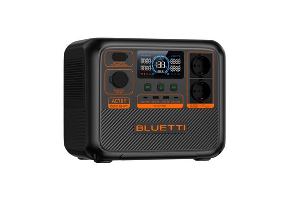 BLUETTI Powerstation Portátil AC70P 1000W 864Wh