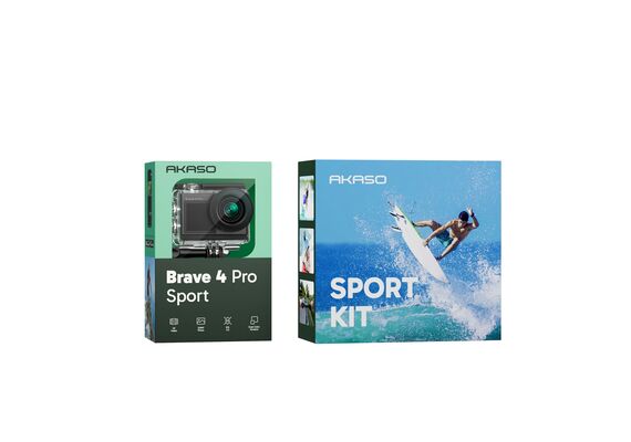 AKASO Action Cam Brave 4 Pro Sport Kit​