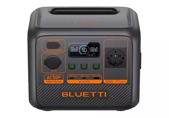 BLUETTI Powerstation Portátil AC50P 700W 504Wh