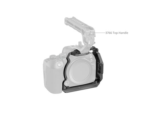 SMALLRIG 5953 HawkLock Quick Release Half Cage para Canon EOS R6 Mark III / R6 Mark II / R5 Mark II
