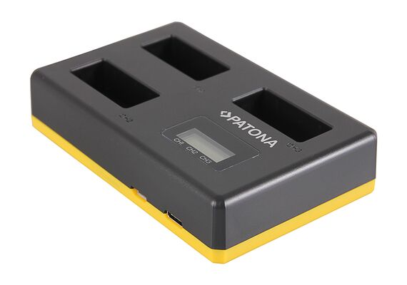 PATONA Carregador Triplo USB para Canon LP-E17