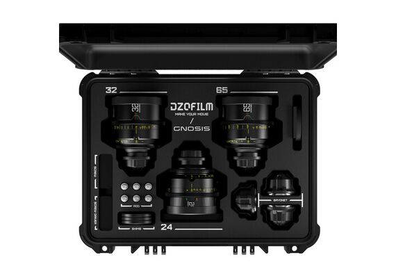DZO FILM Gnosis 24mm + 32mm + 65mm T2.8 PL-Mount / Canon EF
