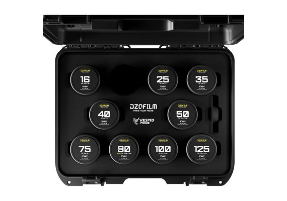 DZO FILM Kit 9 Objetivas Vespid Prime T2.8 PL-Mount / Canon EF