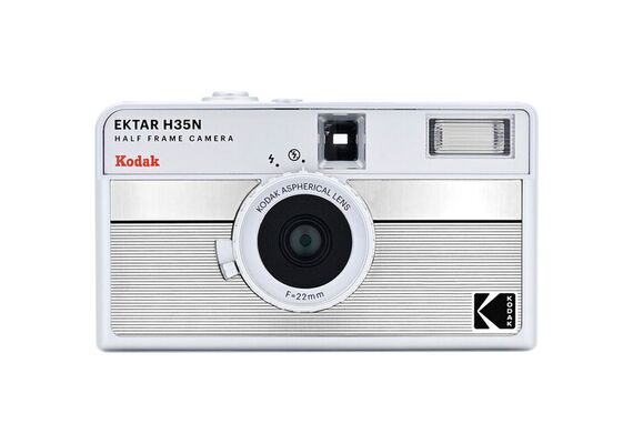KODAK Câmera Fotográfica Analógica Half-Frame Reutilizável Ektar H35N - Cinza
