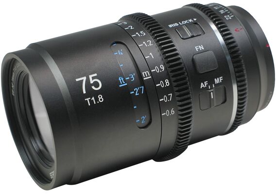 SIRUI Astra Anamórfica 75mm T1.8 1.3x FF L-Mount Blue Flare
