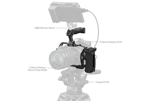 SMALLRIG 5958 Kit Avançado Quick Release "HawkLock" para Canon EOS R6 Mk III / R6 Mark II