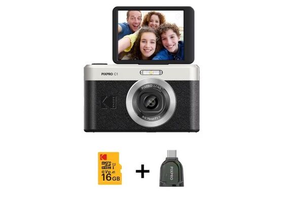 KODAK Pixpro C1 Pack Combo - Preto