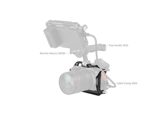 SMALLRIG 5954 HawkLock Quick Release Cage para Canon EOS R6 Mark III / R6 Mark II