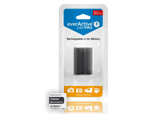 EVERACTIVE Bateria para Canon BP-511