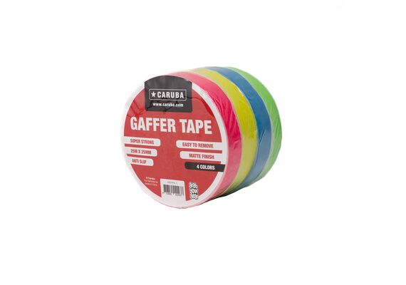 CARUBA Kit Fita Gaffer Fluorescente 25m