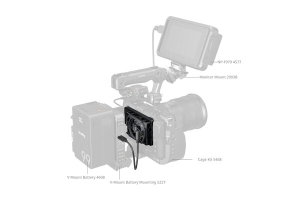 SMALLRIG 5874 Ventoinha de Arrefecimento para Nikon ZR