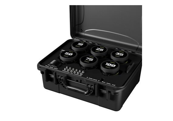 DZO FILM Kit Arles Prime 18mm, 25mm, 35mm, 50mm, 75mm, 100mm PL mount