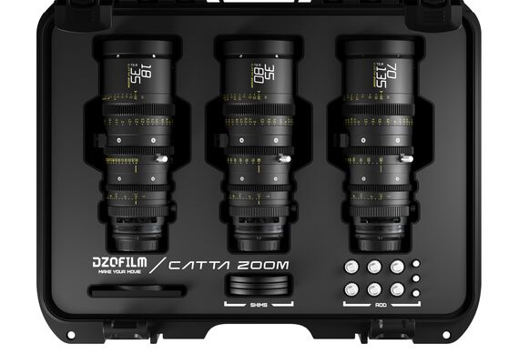 DZO FILM Kit Catta Zoom 18-35mm + 35-80mm + 70-135mm T2.9 Sony E