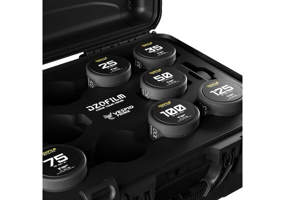 DZO FILM Kit 7 Objetivas Vespid Prime T2.8 PL-Mount / Canon EF