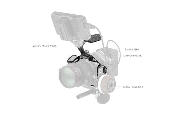 SMALLRIG "Black Mamba" Cage Kit para Canon EOS R6 Mark III / R6 Mark II 5960