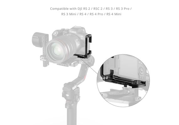Placa de montagem em L SmallRig com slot AirTag para Canon EOS R6 Mark III / R6 Mark II 5962