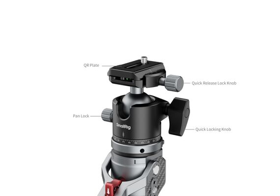 SMALLRIG 5564 Monopé de Fibra de Carbono para Fotografia